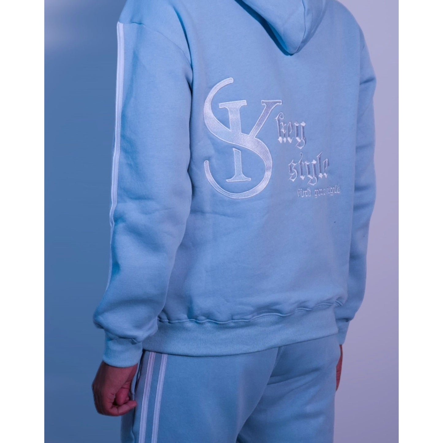 Sky blue hoodie